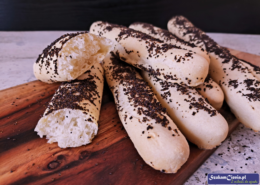 paluchy chlebowe z makiem