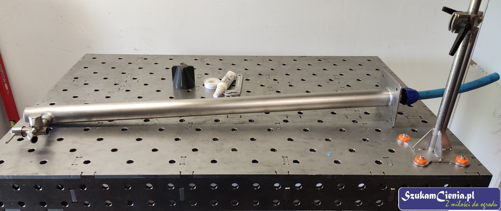 cały kran skręcony