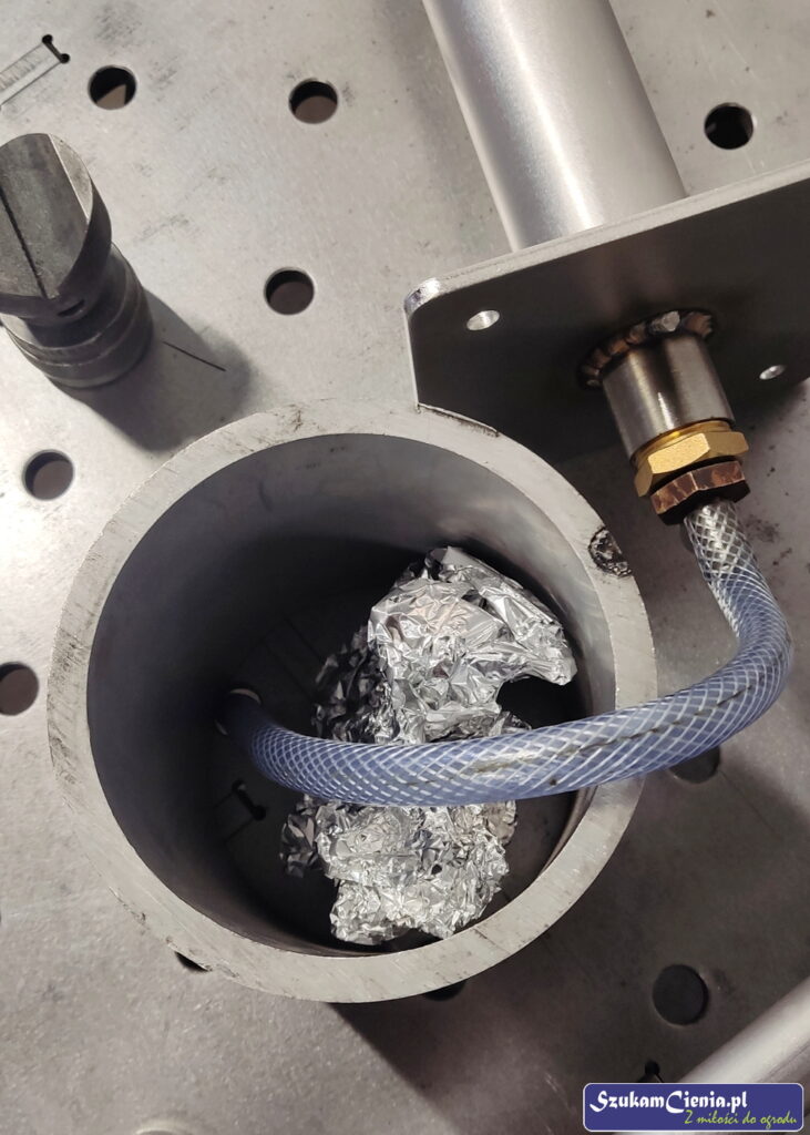 osłona przed uciekaniem argonu