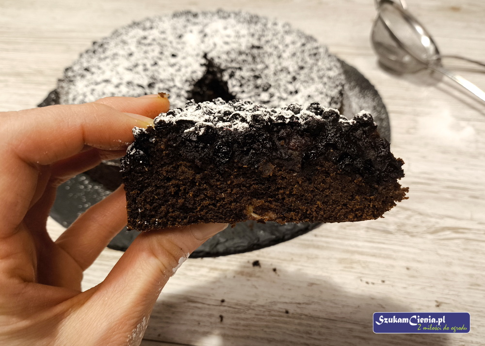 bezglutenowe ciasto z jagodami