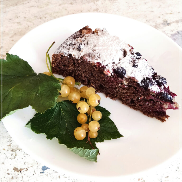 Ciasto z porzeczkami dla alergików