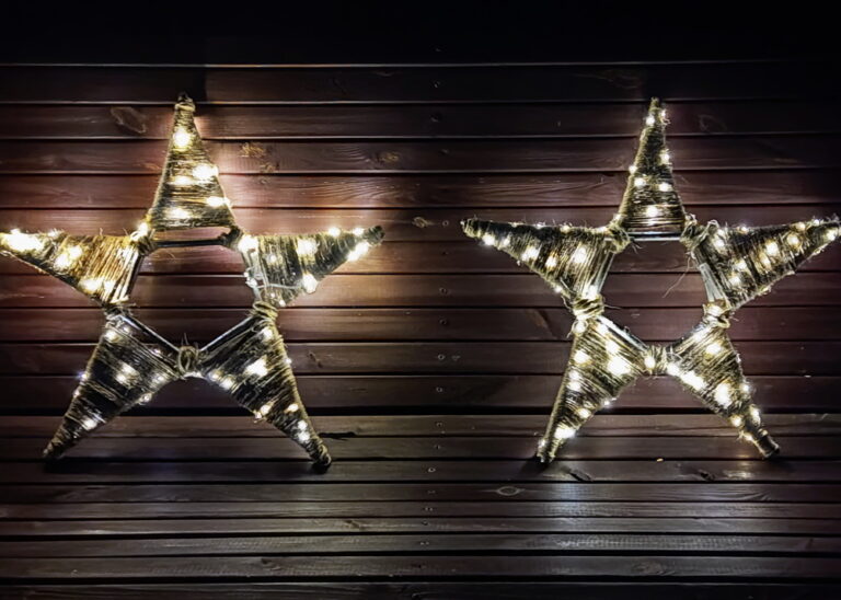 ozdobne gwiazdy rustykalne