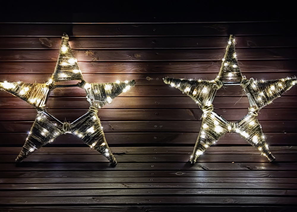 ozdobne gwiazdy rustykalne